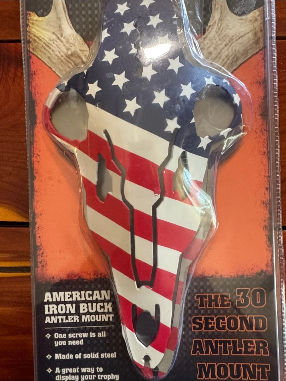 American Iron Buck Antler Mount